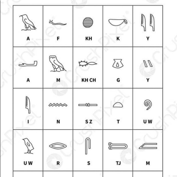 VTG 800 Silver Cartouche Hieroglyphics SARA Name Pendant 2.1” - Picture 7 of 8